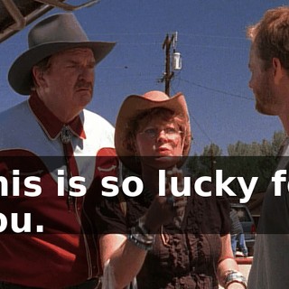 This is so lucky for you.