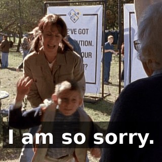 I am so sorry.