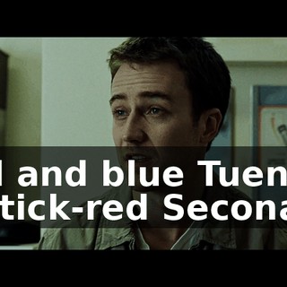 Red and blue Tuenois, lipstick-red Seconais.