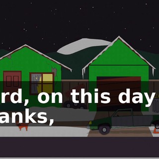 Lord, on this day of thanks,