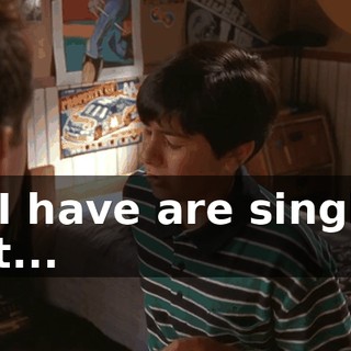 All I have are singles. Just...