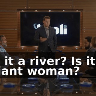 Is it a river? Is it a giant woman?