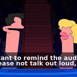 We want to remind the audience to please not talk out loud,