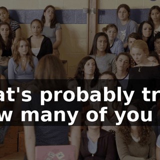 That's probably true. How many of you