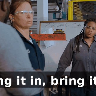 Bring it in, bring it in.