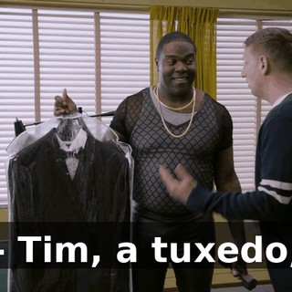 - Tim, a tuxedo,
