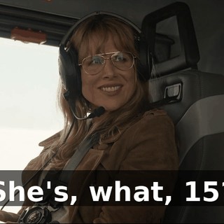 She's, what, 15?