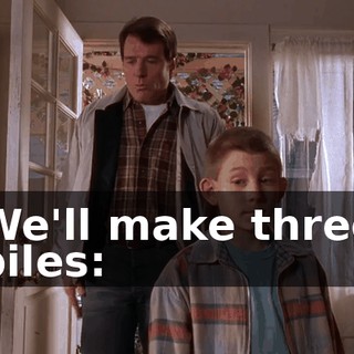 We'll make three piles: