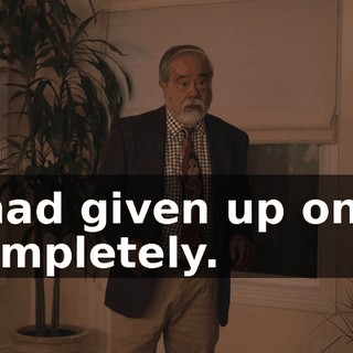 I had given up on it completely.