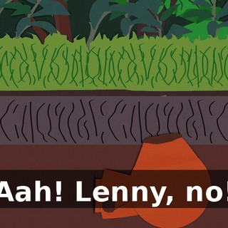 Aah! Lenny, no!