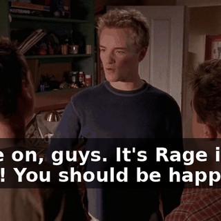 Come on, guys. It's Rage in the Cage! You should be happy!