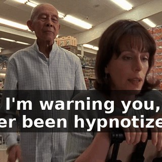 And I'm warning you, I've never been hypnotized.