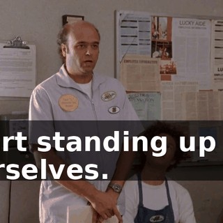 start standing up for ourselves.