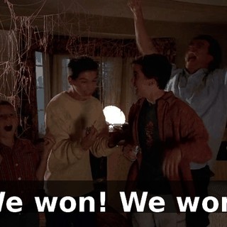 We won! We won!