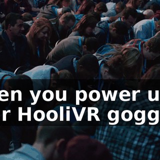 When you power up your HooliVR goggles,