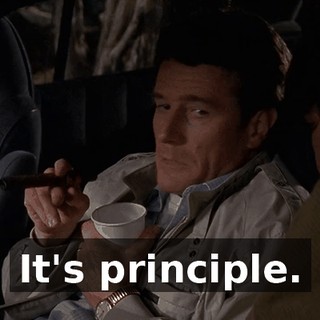 It's principle.