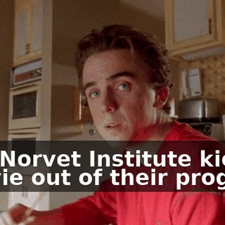 The Norvet Institute kicked Stevie out of their program