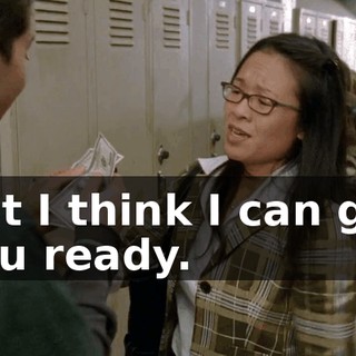 but I think I can get you ready.