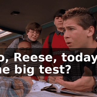 So, Reese, today's the big test?