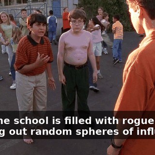 Now the school is filled with rogue thugs carving out random spheres of influence.