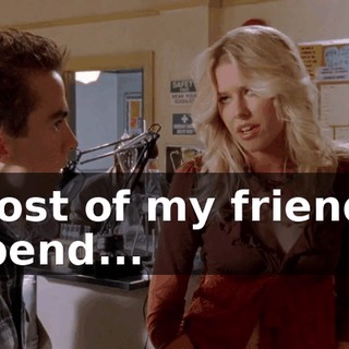Most of my friends spend...