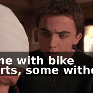 Some with bike shorts, some without.