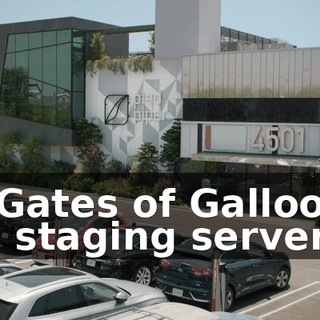 of Gates of Galloo to his staging server.