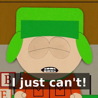 I just can't!