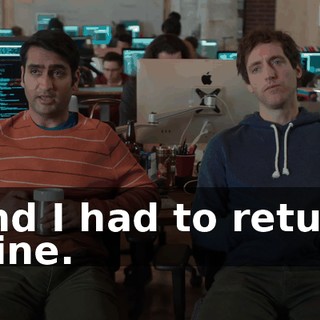 And I had to return mine.