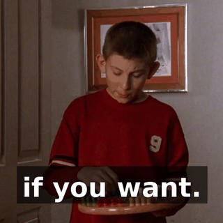 if you want.