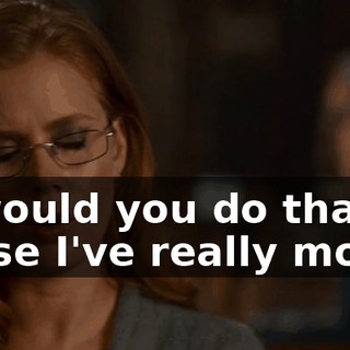 - Why would you do that? - Because I've really moved on.