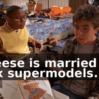 Reese is married to six supermodels.