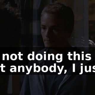 I'm not doing this to hurt anybody, I just...