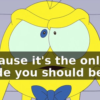 because it's the only mode you should be in!