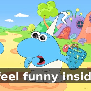 I feel funny inside.