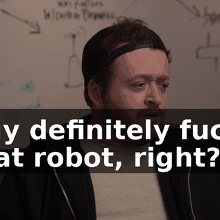 Guy definitely fucks that robot, right?