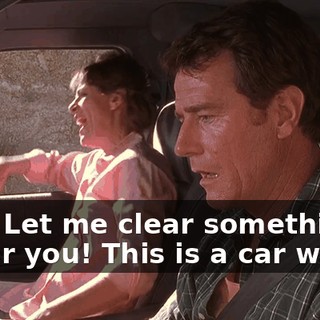 Hey! Let me clear something up for you! This is a car wreck!