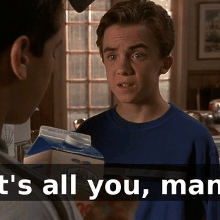 It's all you, man.