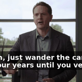 Go on, just wander the campus for four years until you vest.