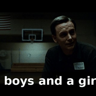 2 boys and a girl.