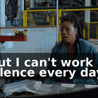 But I can't work in silence every day.