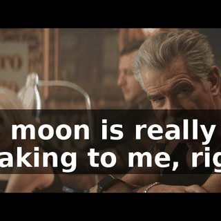 this moon is really speaking to me, right?