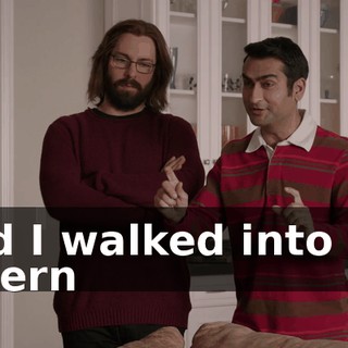 And I walked into the tavern