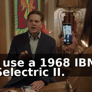 I use a 1968 IBM Selectric II.