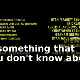 ♪ Is something that you don't know about ♪