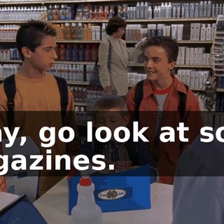 Okay, go look at some magazines.