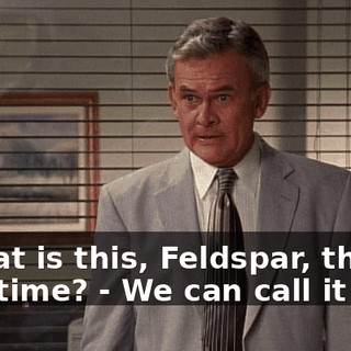 - What is this, Feldspar, the fifth time? - We can call it that.