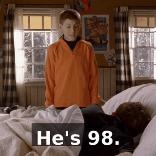 He's 98.