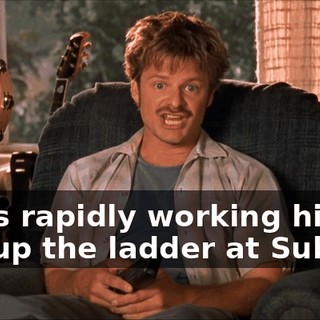 J.D. is rapidly working his way up the ladder at Subway.