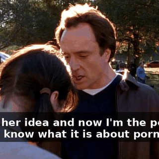 It was her idea and now I'm the pervert. I don't know what it is about porn.